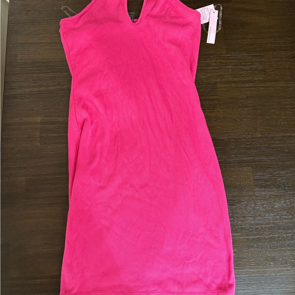 Junior's Wild Fable Pink & Tan Sleeveless Dresses - Both size M - NWT